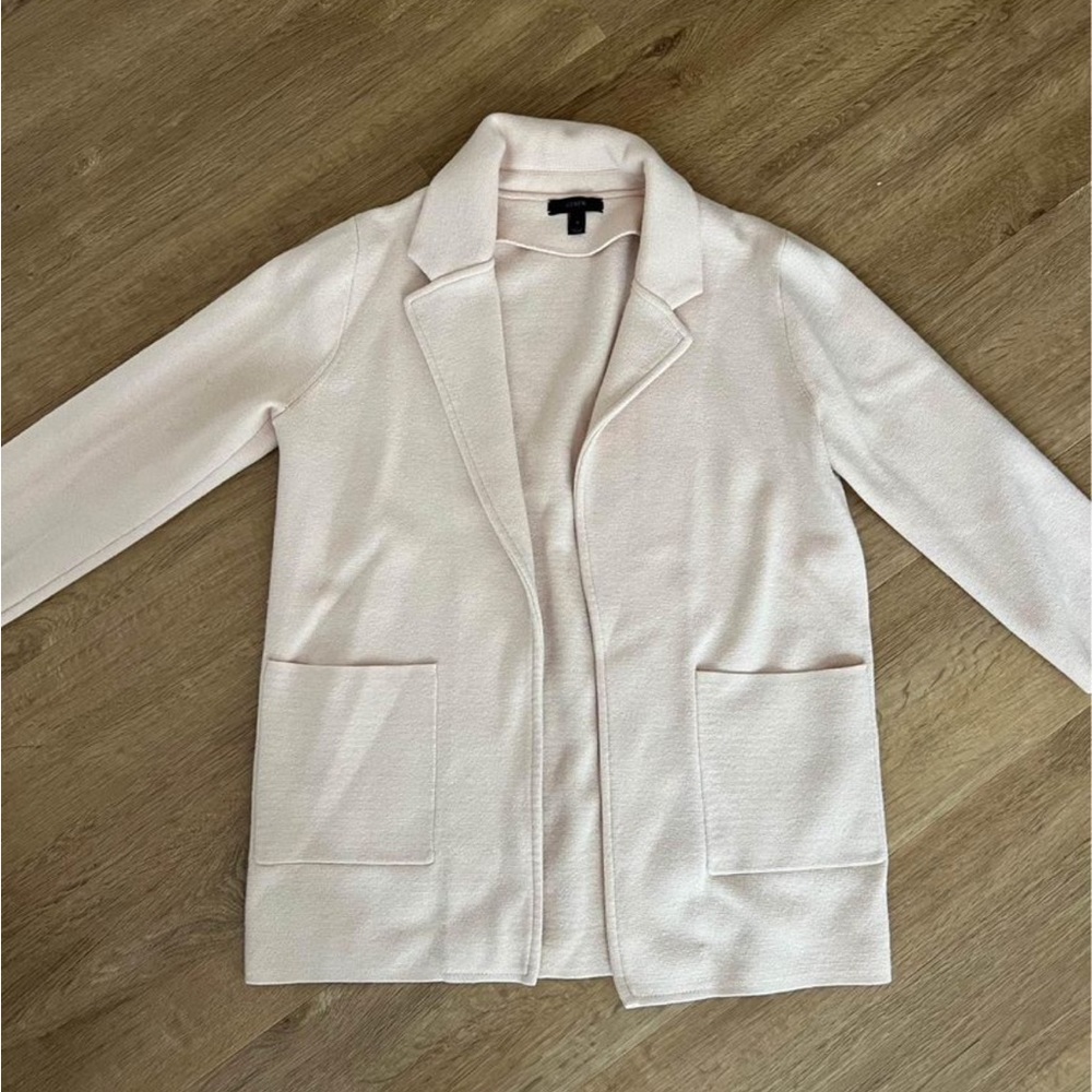 J.Crew Sweater Blazer - Pink, Like New!